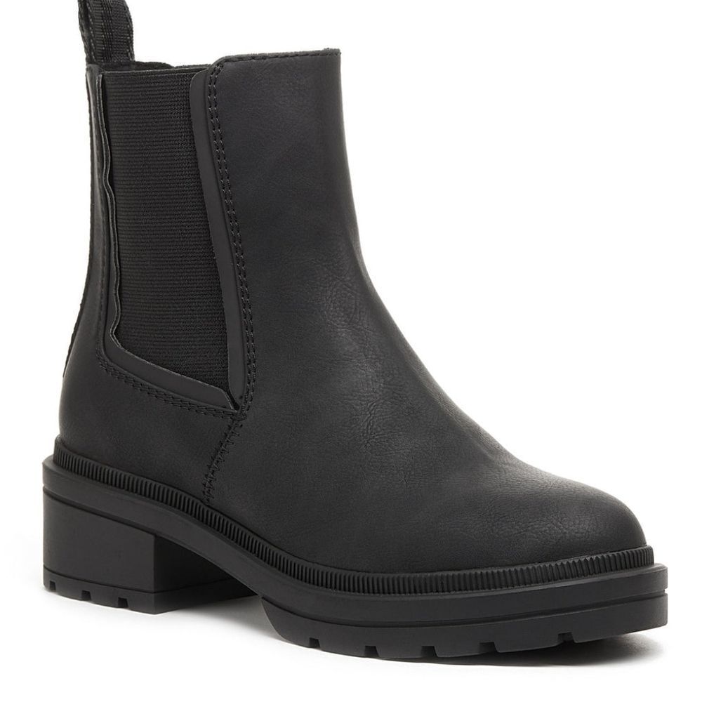 (7-4373) Rocket Dog Iggie Black Chelsea Boot Sz 8.5